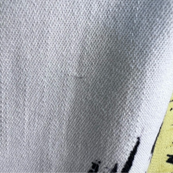 Anthropologie Maeve - White Denim Floral Belt Skirt Size 4 - Picture 11 of 15